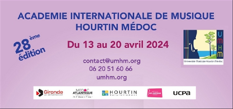 28 ème Académie internationale de musique Hourtin Médoc